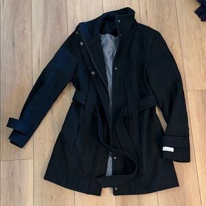 Calvin Klein Women's Black Coat
